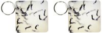 3dRose Northern or Lined Seahorse babies, Hippocampus erectus - Key Chains, 2.25 x 4.5 inches, set of 2 (kc_9909_1)