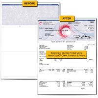 ValueChex Check Paper, Business Check On Top, Secure Blue Classic, 2000 Count (VS10BC-2808)