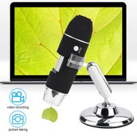 Wireless USB Digital Microscope, 3 in 1 1000X HD Magnifier Magnification Endoscope Camera with Type-C/Micro USB/USB Interface Metal Tripod for Inspection