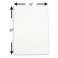 The Display Guys ~ Pack of 10, 16"x20" Picture Backing Boards (10pcs White Backing Board Only)