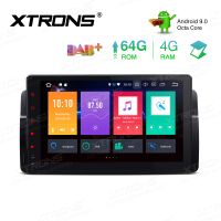 XTRONS 9" Android 9.0 Octa Core 4G RAM 64G ROM HD Digital Multi-Touch Screen OBD2 DVR Car Stereo Player Tire Pressure Monitoring WiFi OBD2 NO-DVD for BMW E46 3er M3 Rover75 MG ZT