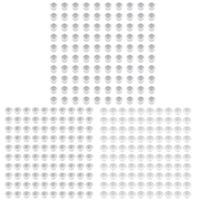 Kiorc Tattoo Ink Caps Cups 300 pcs, Mixed Sizes 9 Small 13 Medium 16 Large
