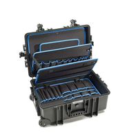 B&W International Jumbo 6700 Outdoor Tool Case with Pocket Tool Boards, Black