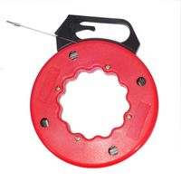 WXTOOLS 100 Foot Fish Tape Tools, Spring Steel Fish Tape Reel, Wire Puller for Electric or Communication