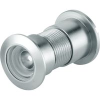 Prime-Line Products U 10314 Prime-Line Door Viewer, 130 Deg, 15/16 in Dia, Solid End Cap, Die Cast Housing, Glass Lens, 1", Satin Nickel