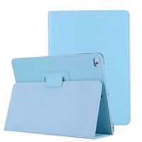 iPad 5th Gen/6th Gen 9.7 Case,SorbSun Lightweight Fully Body Protective Smart Flid Stand PU Leather Case Back Cover for 9.7 Inch iPad 5th&6th Generation 2017&2018 Release,Light Blue