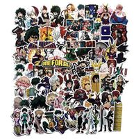 Supersenter Anime Themed (Boku No) My Hero Academia 73 Piece Sticker Decal Set for Kids Adults - Laptop Motorcycle Skateboard Patch Decals