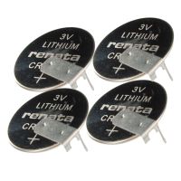 4PC Renata CR2016FH Battery 3V 90mAh Li 2 PC PINS Coin Cell Fast USA Ship