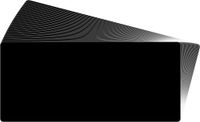 CD Shelf Divider Cards - 3" x 6 3/4 - Black - 30 mil - Standard - CDNS03BK30 - (30 cards)