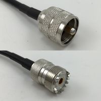 6 inch RGU178 PL259 UHF Male to SO239 UHF Female Pigtail Jumper RF coaxial cable 50ohm High Quality Quick USA Shipping