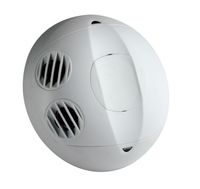 Leviton OSC05-U0W Ceiling Mount Occupancy Sensor, Ultrasonic, 180 Degree, 500 sq. ft. Coverage, Self-Adjusting, White