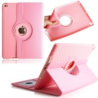 Dream Wings 2017 iPad 9.7 Case Cover, 360 Degrees Rotating Slim Stand with Card Slots Smart Screen Protective Detachable Case Cover for Apple 2017 New iPad 9.7 inch Tablet (2017 New iPad, Pink)