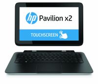 HP Pavilion 13-P110NR 13.3-Inch Detachable 2 in 1 Touchscreen Laptop (1.5 GHz Intel i3-4020Y Processor, 4GB DDR3L, 128GB SSD, Intel HD graphics 4400, Windows 8.1) Black