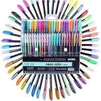 Eubell Color Glitter Gel Pen Set, Coloring Pens Art Marker for Adult Coloring Books Crafting Doodling Drawing