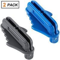 Center Scriber Marking Tools Line Scriber Woodworking Marking Offset Marking Tool Marking Center Finder Tool Wood Scribe Marking Gauge Fits Standard Wooden Pencils 2 Pack (Blue+Grey)