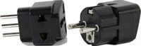 US to ITALY Travel Adapter Plug for USA/Universal to EUROPE Type E (C/F) & L AC Power Plugs Pack of 2