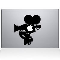 The Decal Guru Film Camera MacBook Decal Vinyl Sticker - 11" MacBook Air - Black (0063-MAC-11A-BLA)
