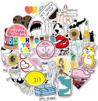 Stickers for Water Bottles Big 50 Pack,SARODA Aesthetic Stickers Cute Funny Stickers for Teens,Girls,Adults | Perfect for Waterbottle,Laptop,Phone,Hydro Flask Travel Vsco Vinyl Stickers Waterproof