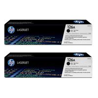 HP 126A | CE310A | Toner Cartridge | Black - 2 Pack
