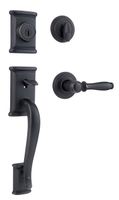 Kwikset Ashfield Single Cylinder Handleset w/Ashfield Lever featuring SmartKey in Venetian Bronze