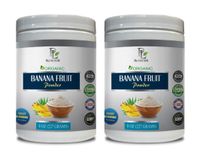 Cardiovascular Support Supplement - Banana Fruit - Organic Powder - Banana Vitamin - 2 Cans 16 OZ (130 Servings)