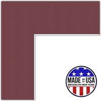 17x30 Merlot / Maple Leaf Custom Mat for Picture Frame with 13x26 opening size (Mat Only, Frame NOT Included)