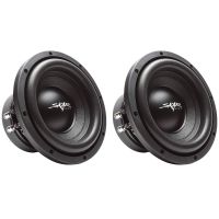 (2) Skar Audio Sdr-8 D2 8" 700W Max Power Dual 2 Ohm Car Subwoofers, Pair of 2