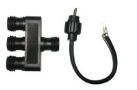 Alpine PL3 3-Way Socket with Connection Cord, 7"