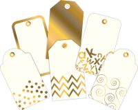 Barker Creek Accents 2 Pack - 24k Gold with Gold Foil! (BC3719)
