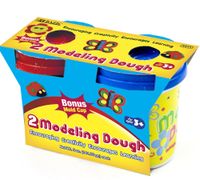 BAZIC 5 Oz. Multi Color Modeling Dough (2/Pack) (Case of 36) (3311-36)