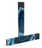 Summer Skin-kit for The Pax JUUL (JuulLabs) Vaping Device (Skin Only) - Vivid Blue Agate Crystal