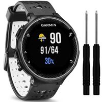 QGHXO Soft Silicone Replacement Watch Band for Garmin Forerunner 235/220/230/620/630/735 Smart Watch (No Tracker, Replacement Bands Only)