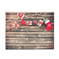 Nabsna Portable Print Christmas Style Collapsible Photography Background For Shooting Party Games & Activities