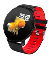 Smartwatch for Android Phones iOS 2019 Waterproof IP68 Fitness Tracker Watches for Men Gift Sports Watch Swimming Heart Rate Blood Pressure Weather Report Pedometer Social App Calls Phones Reminder