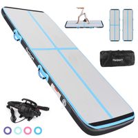 FBSPORT 16.4ft Inflatable Gymnastics Air Track Tumbling Mat Airtrack Mats for Home Use/Training/Cheerleading/Yoga/Water with Pump