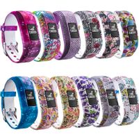 Sibode Compatible with Vivofit 3 Bands, Garmin Vivofit JR Bands, Vivofit JR 2 Bands, Replacement Bands Compatible with Kids Garmin Vivofit 3 JR 2 Band for Kids Women Men, 12 Pack