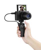 Sony Cyber-shot DSC-RX100 III Digital Still Camera & OLED Finder, Flip Screen, WiFi, and 1" Sensor with Vct Camera Grip, Vlogging Black (VCTSGR1)