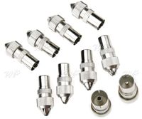 10x Male+Female Tv Aerial Coaxial Cable Connectors Plugs Sockets Coax Set UK