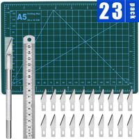 DIYSELF Exacto Knife Upgrade Cutting Mat Carving Craft Knife Hobby Knife Exacto Knife Kit