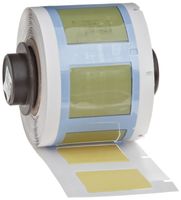 Brady PSPT-500-1-YL TLS 2200 and TLS PC Link 1.015" Width x 0.851" Height, B-342 Heat-Shrink Polyolefin, Matte Finish Yellow PermaSleeve Wire Marker Sleeves (100 per Roll)