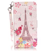 IKASEFU Retro Butterfly Tower Bling Glitter Diamond Leather Wallet Case Cover with Strap Magnetic Flip Protective case Compatible with iPod Touch 5/6-Butterfly Tower