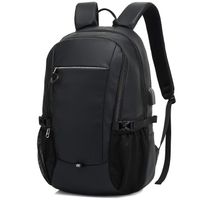 Travel Laptop Backpack, Large Capacity Anti-theft Business Backpack with USB Charging Port & Headphone Jack, PU leather Water Resistant Backpack for Men & Women, College Backpack Fits 15.6 inch Laptop