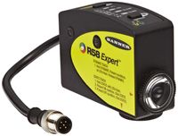 Banner R58ECRGB1Q Expert Registration Mark Sensor, Parallel Sensing Image Orientation, 5-Pin Euro-Style QD Connector, 10-30 VDC Supply Voltage, Bipolar (PNP and NPN) Output, 10 mm Sensing Range