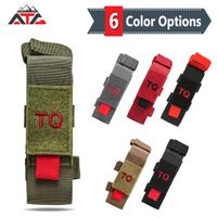 ATG Tactical Tourniquet & Trauma Medical Shear Pouch MOLLE PALS Duty Belt Loop EMT EMS (Green)