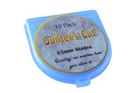 Quilter's Cut 45mm Rotary Blades, 10 Pack, Fits Olfa, Fiskar, Martelli, Truecut