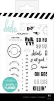 Heidi Swapp 314402 Color Fresh-Memory Planner-Clear Stamp (65 Piece), Multi