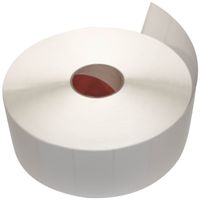 Compulabel Thermal Transfer Shipping Labels, MEGA Roll 4 inch x 2 inch, White, Permanent Adhesive, 8200 Per Roll, 2 Rolls