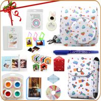 LuckyStar 20 in 1 Accessories Bundles for Fujifilm Instax Mini 8 8+ 9 Instant Camera (Milepost)
