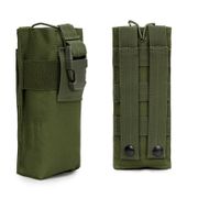 Riiya Two-way Radio Case Protector Pouch Molle Universal Radio Holder - 600D