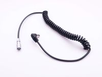 DC 5.5/2.5 Power Cable Coiled Cable for BMPCC 4K Blackmagic Pocket Cinema Camera